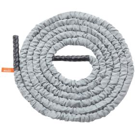 Battle Rope, 1.5 Inch Diameter 30Ft Length Polyester Exercise Rope, Battle Exercise Equipment with Protect Sleeve & Anchor