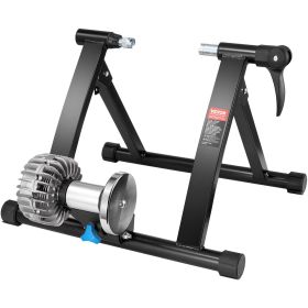 Bike Trainer Stand, Fluid Stationary Bike Stand for 26"-29" Wheels, Noise Reduction Fluid Flywheel, Portable Cycling Stand for Indoor Riding Exer